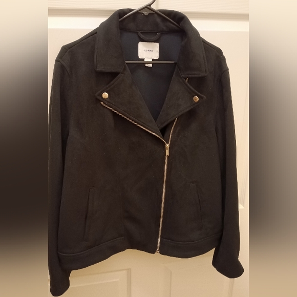 Old Navy Faux Suede Moto Jacket size XL - Picture 6 of 6